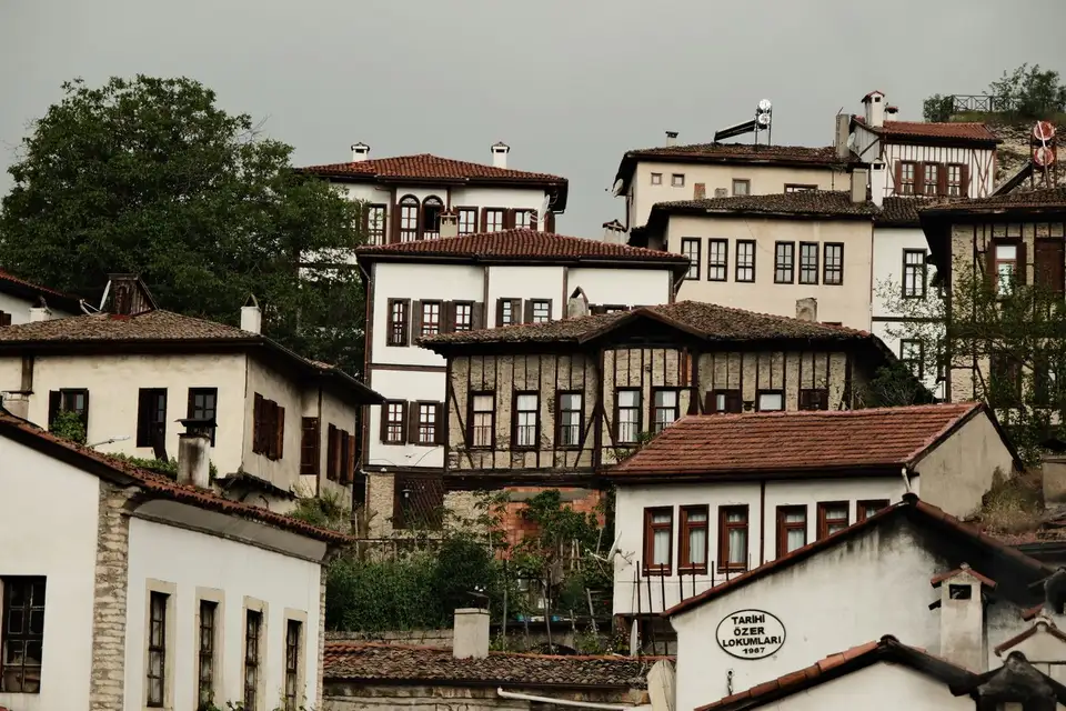 Bursa Cumalıkızık'ta geleneksel Osmanlı evleri