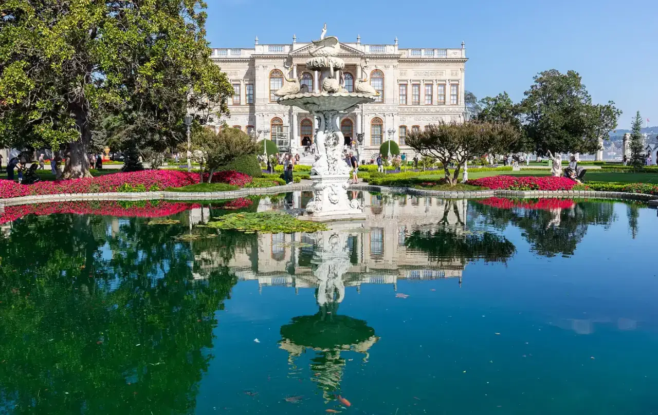 Dolmabahçe Palace on the Bosphorus near Tüpraş Stadium